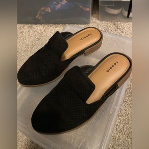 Torrid Suede Slip on Loafers
